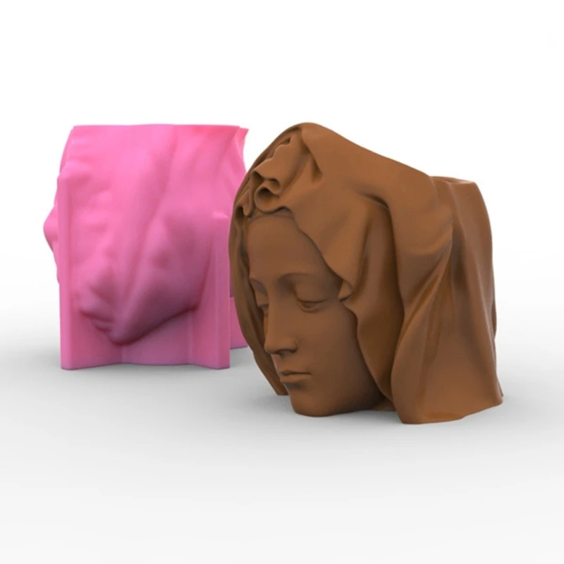 

Силиконовые формы для гипса с геометрической богиней для изготовления цветочного горшка с сочными растениями