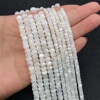 natural freshwater shell beads mother of pearl loose spacer beads for jewelry making diy bracelet necklace handmade jewelry
