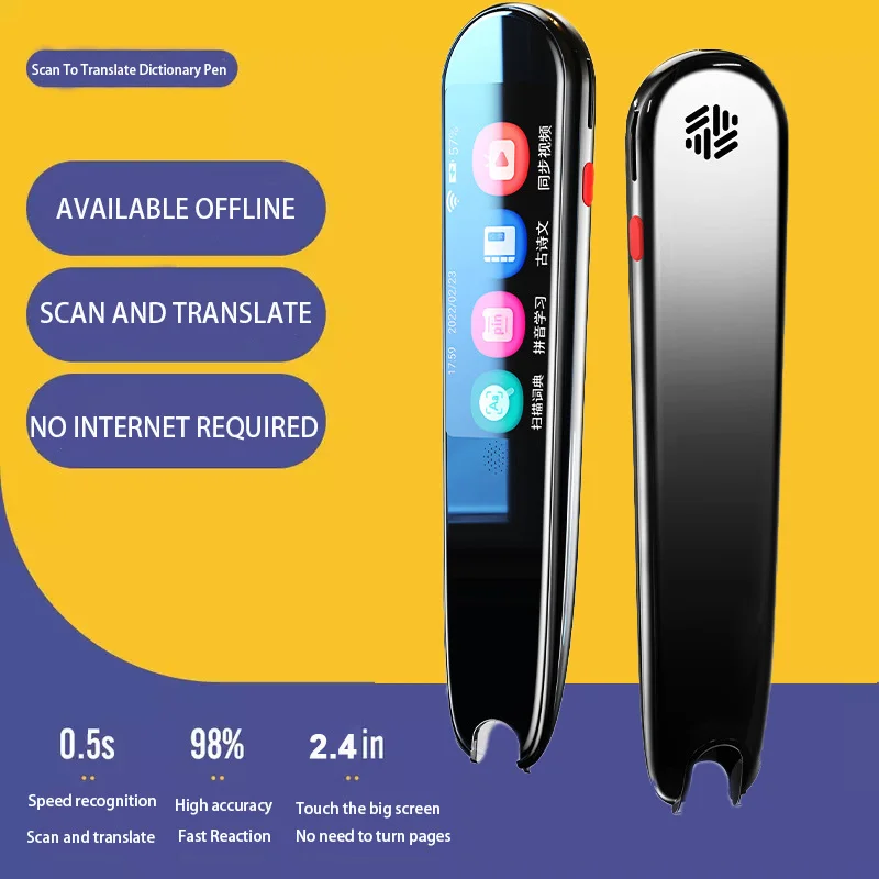 Smart Voice Scan Translator Pen Multifunction Offline Translation Real Time Language Translator Business Travel Abroad Hot Sale