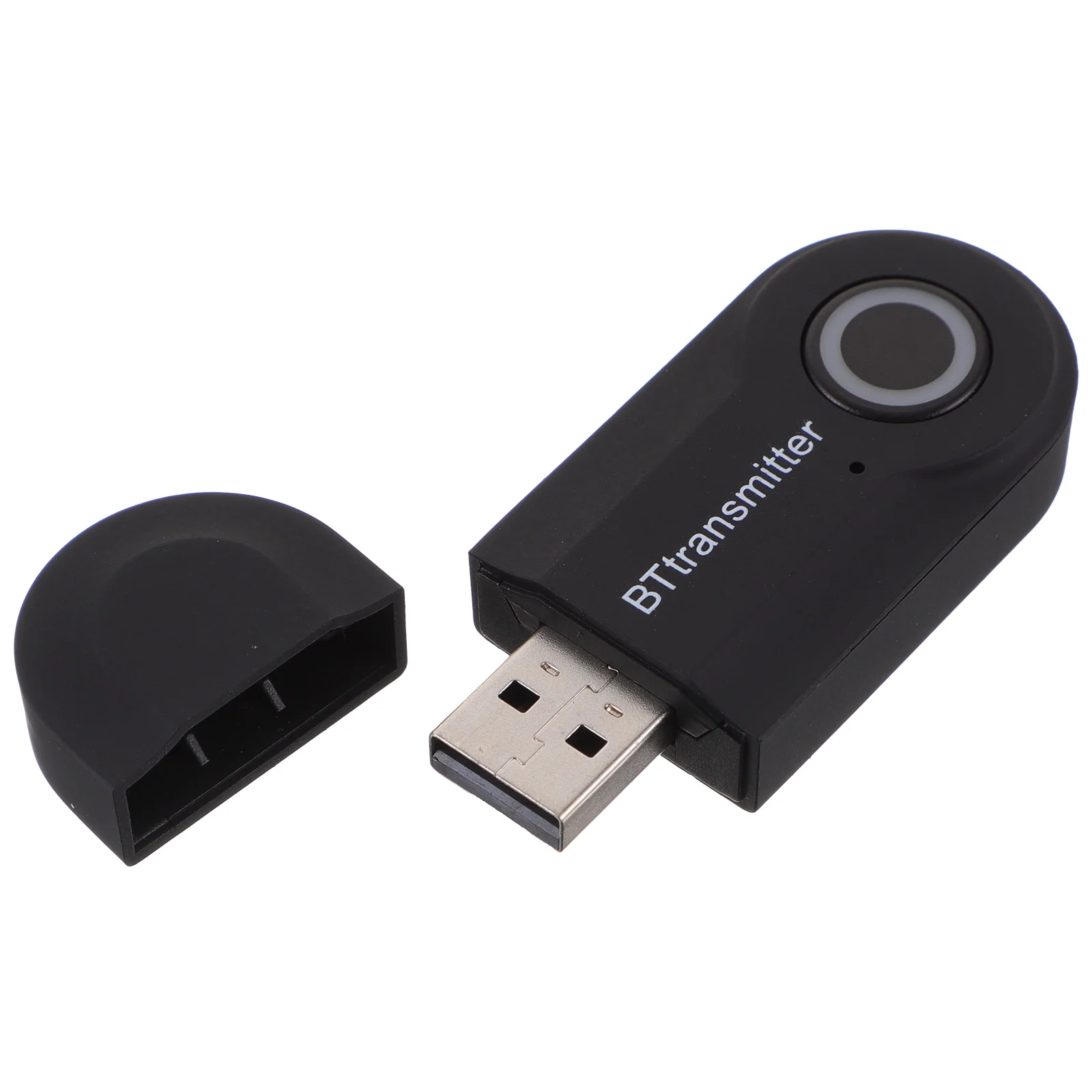 

Transmitter Wireless Portable USB Powered 35mm Audio AUX Audio Transmitter for Stereo Speaker Headset MP3 MP4(Black)