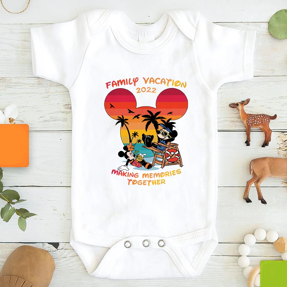 

Повседневный стиль Disney Summer Baby Onesie Dropship Mickey Minnie Print Clothing 0-24M Размер Высокое качество Популярный комбинезон для новорожденных