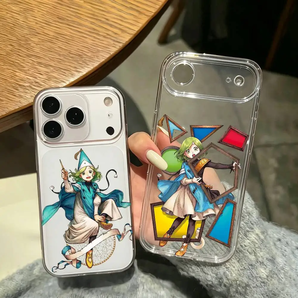 Фото Чехол для телефона Witch Hat Atelier Manga для iPhone 17 16 15 14 13 12 11 Mini Pro Max Plus, прозрачный №1