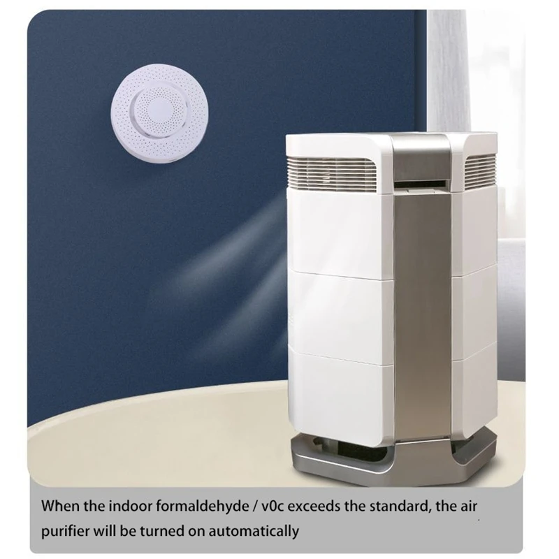 Датчик углекислого газа Tuya Smart Zigbee детектор воздушной коробки датчик