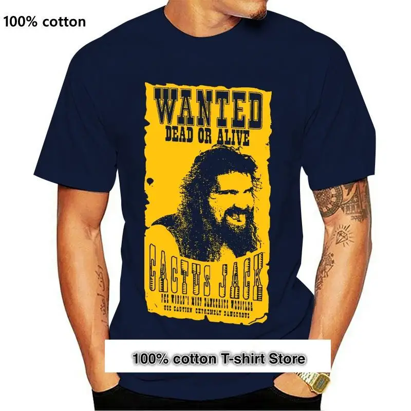 

Camiseta con estampado de Cactus y Jack de Wwf Ecw, camisa con reestampado de los EE. UU.