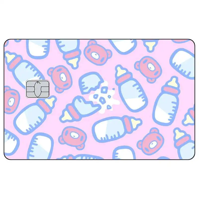 Милые мультяшные матовые наклейки GLOOMY для кредитных карт: VISA, JCB, AMEX, MasterCard и других банковских карт с чипом – декоративные стикеры (art.: 3920db4ebb405) - 3920db4ebb405