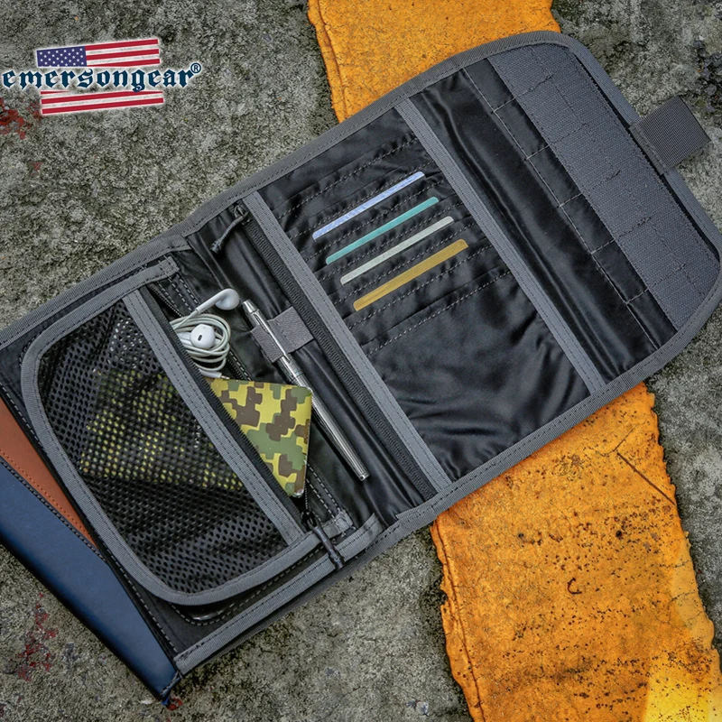 Emersongear BlueLabel Tactical EDC File Pouch Name Card Pack Bag Portable Pocket Hunting Hiking Outdoor Sports Nylon