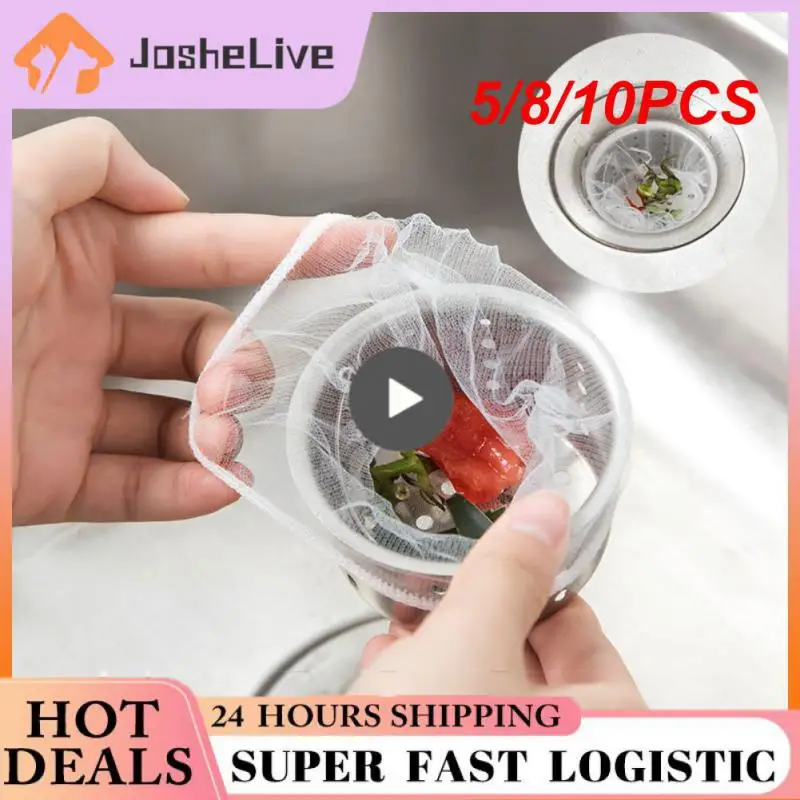 

5/8/10PCS Polyester Flume Filter Convenient Effective Pool Screen Elastic High Density White Water Filtering Net High Quality