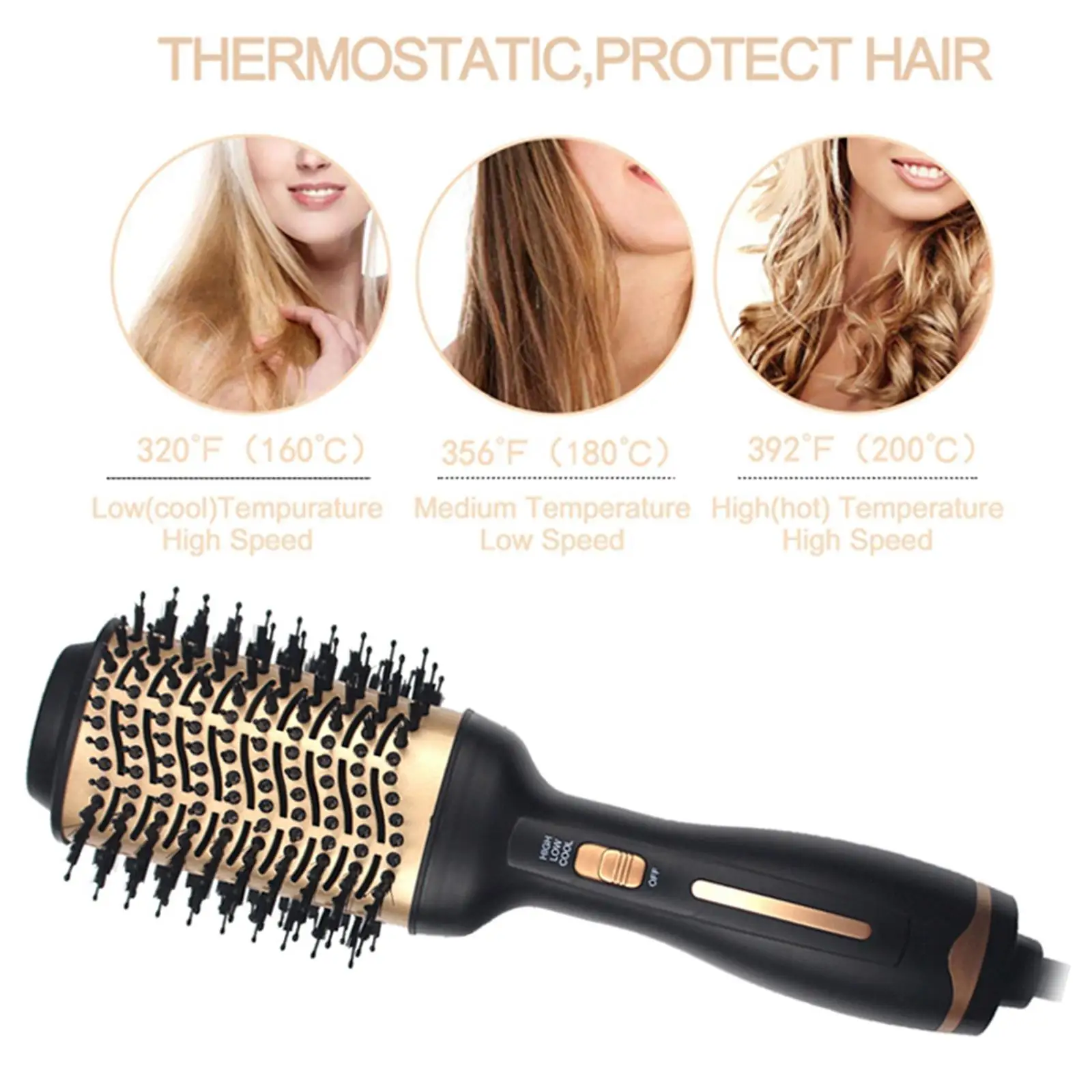 Щетка для выдувания волос профессиональная щетка и горячего воздуха