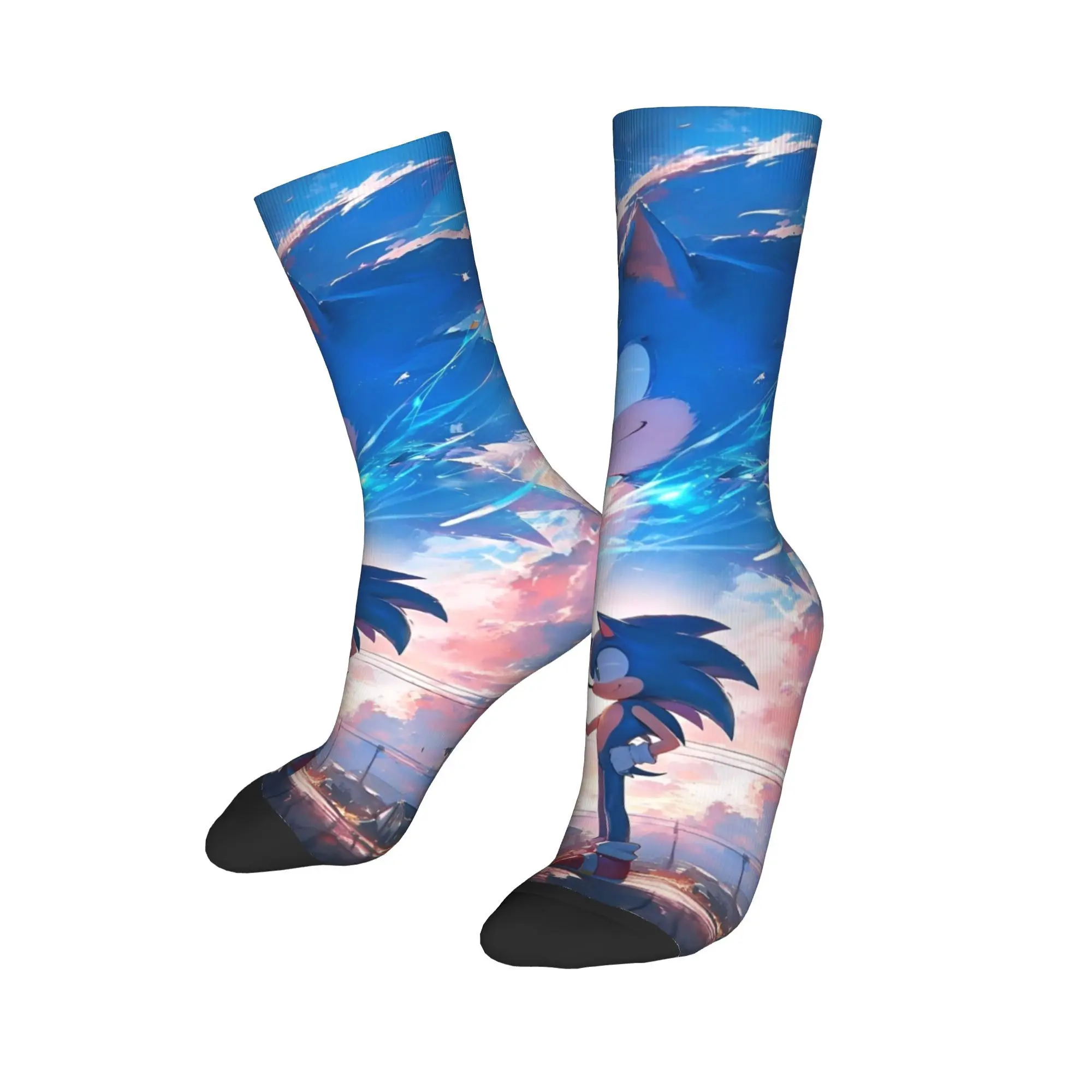 Men Women S-Sonics The Hed gehog Socks Breathable Casual Shadows Small Gifts