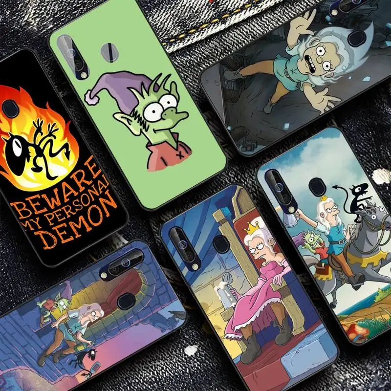 

MINISO Anime D-Disenchantments Phone Case for Samsung A51 01 50 71 21S 70 31 40 30 10 20 S E 11 91 A7 A8 2018