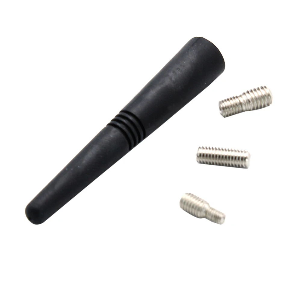 

Car 9 cm Rubber Roof Short Rod Antenna Thread Adapter M4 M5 M6 Radio NEW