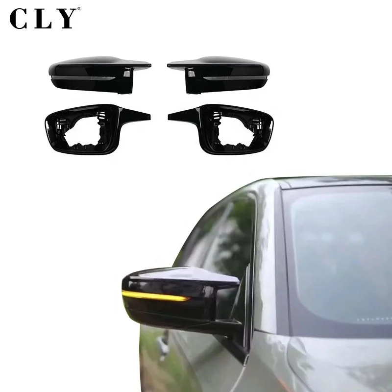 

Car Mirrors Covers For BMW 3 4 Series 5 Series 7 Series G20/G22/G30/G11/G12 Upgrade G80/G82 Gloss Black Rear Mirror Shells