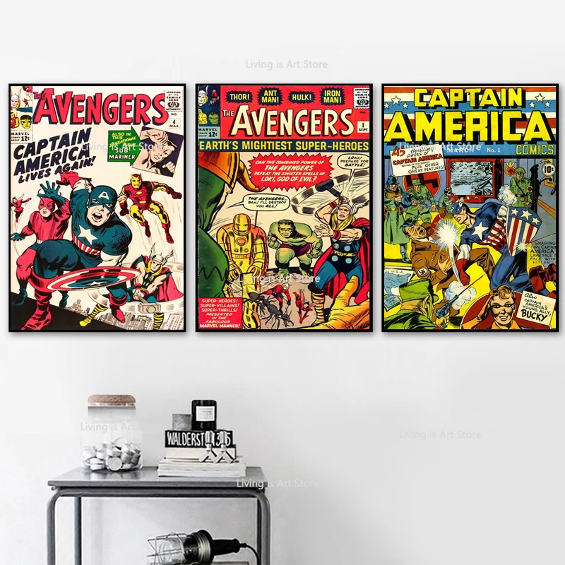 

Spider-Man Art Prints Marvel Moive Canvas Painting and Posters Decoration for Living Room Bedroom Home Decor Wall Art Pictures