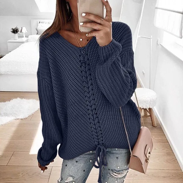 

Autumn and Winter 2022 Sweater Women's Loose Women's Knitwear Women Black