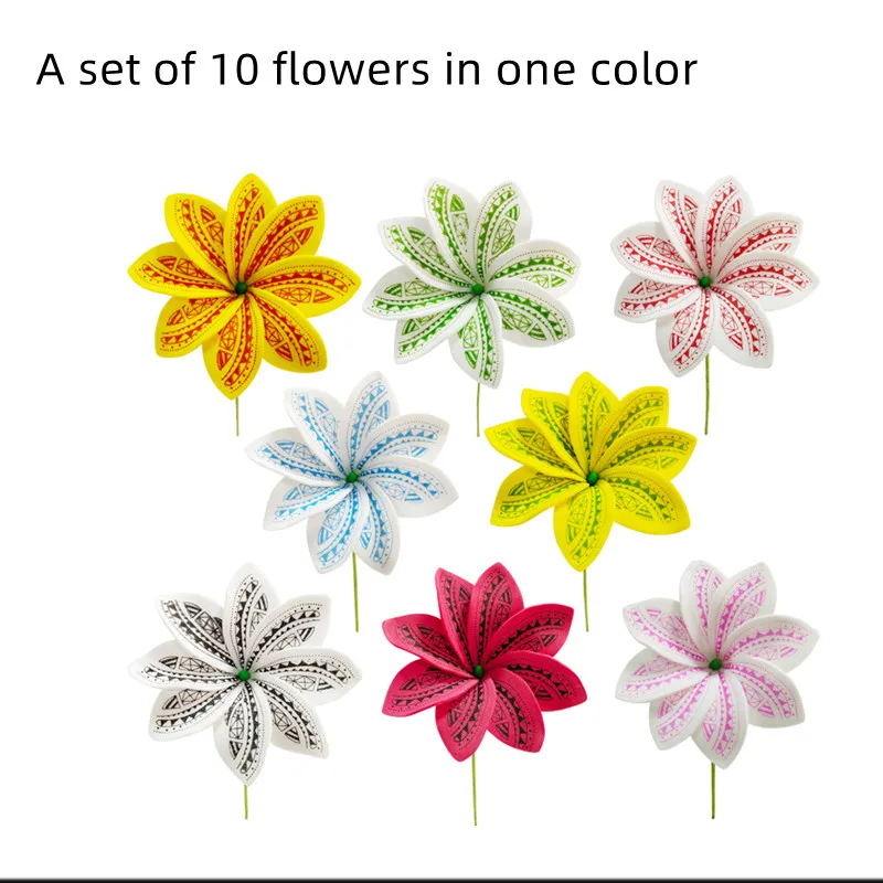 

10 Piece / Set Multicolor Imitation EVA Egg Flower Artificial Flower Headdress Hairpin Handicraft Fake Flower Christmas Decor