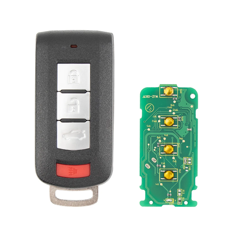 

Дистанционный автомобильный ключ Okey 434 МГц ID46 PCF7952 для Mitsubishi Lancer Outlander 2008-2016 G8D-644M-KEY-E, бесконтактная карта