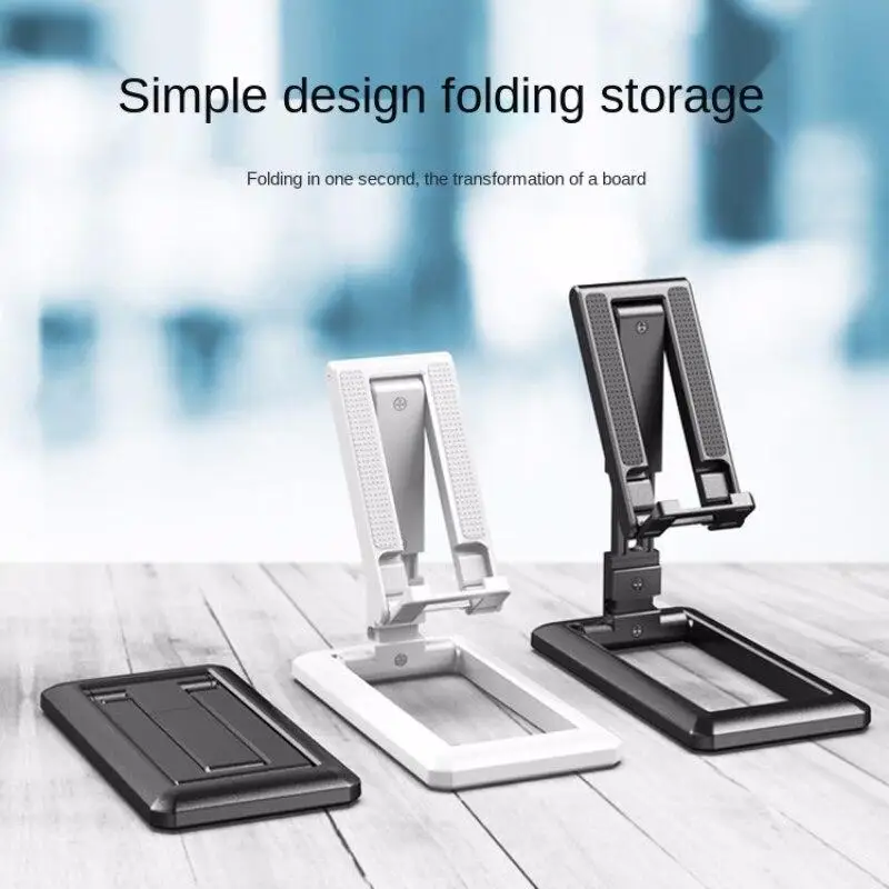 

Foldable Tablet Mobile Phone Desktop Phone Stand for iPad iPhone Samsung Desk Holder Adjustable Desk Bracket Smartphone Stand