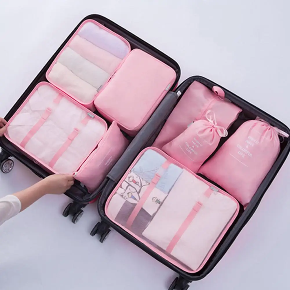 

Storing Lightweight Travel Luggage Organizers Set Travel Accessories