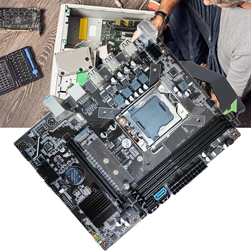 NEW-X79 комплект материнской платы компьютера + процессор E5 2420 кабель переключателя