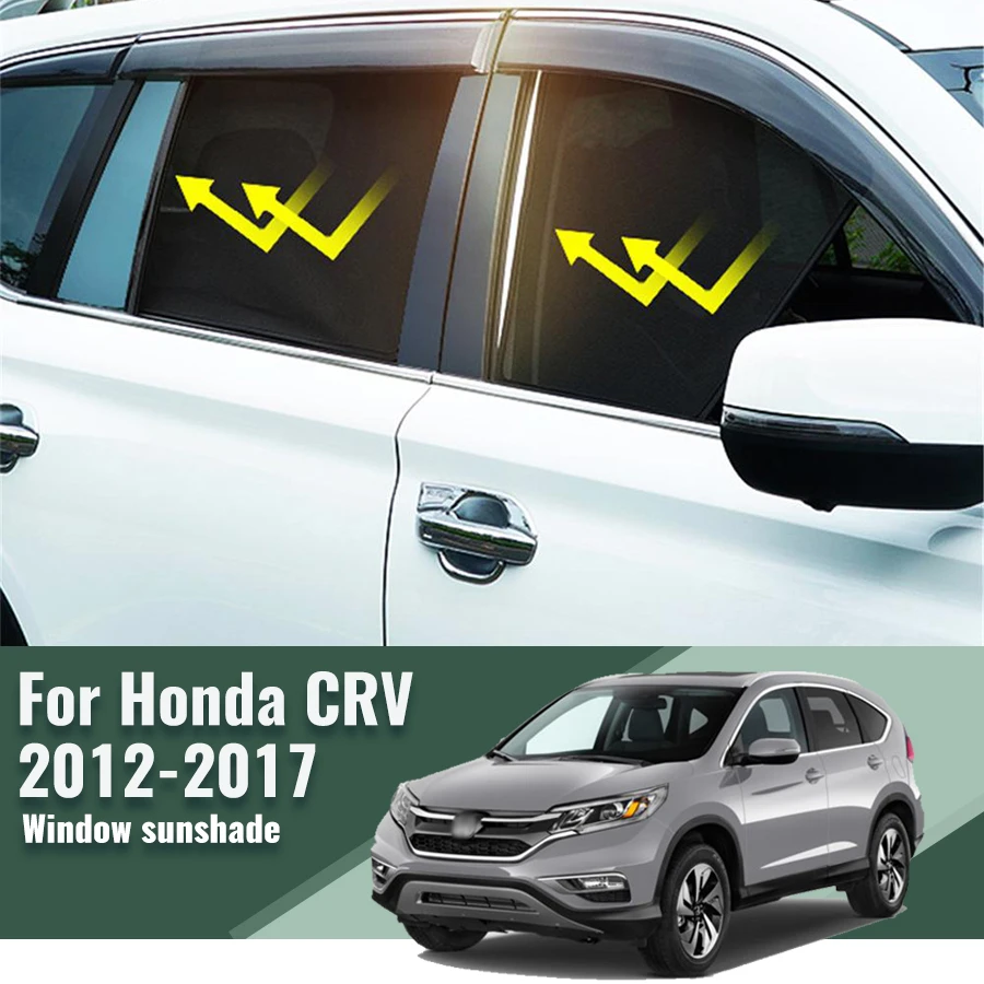 Для Honda CRV CR-V IV 2012 2013 2014 2016 задняя искусственная Автомобильная Солнцезащитная