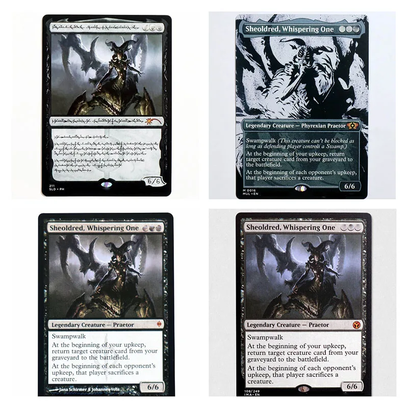 Sheoldred Whispering One TCG Волшебные прокси-карты Качество игры Прокси Сборная доска Играя