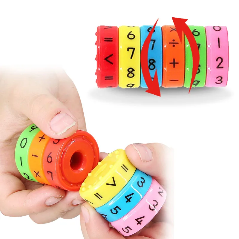 

Antistress Puzzle Cubo Rubik Toy Magnetic Math Operation Early Education Arithmetic Rotary Number Giiker головоломки Rubix Cube
