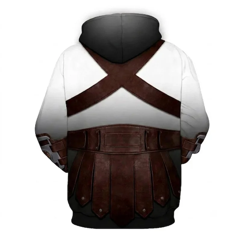 Фото Мужская толстовка LKO Fantasia Universe For Masters He Cosplay 2026 Movie, костюм для мужчин, наряд для Хэллоуина, карнавала, вечеринки №4
