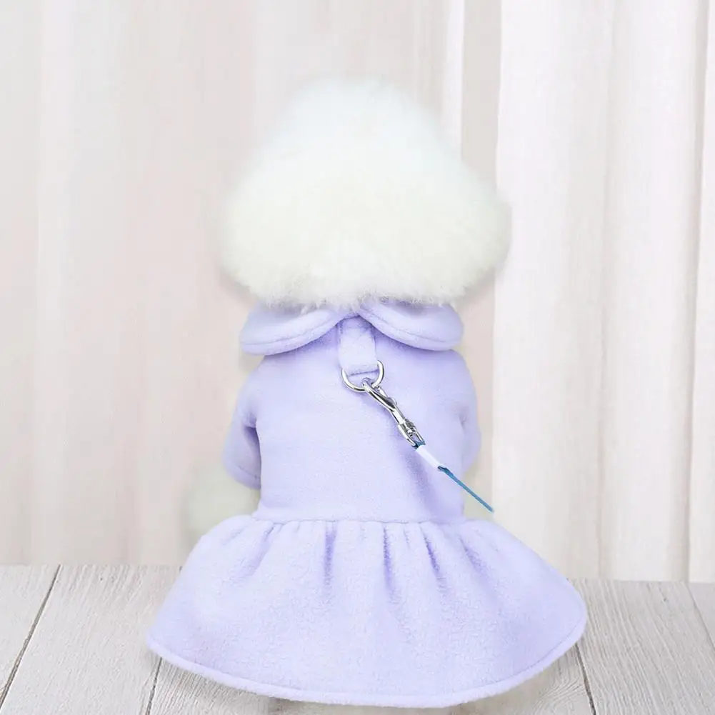 

Lovely Pet Clothes Comfortable Washable Winter Pet Cardigan Dress Outfit Puppy Clothing Pet Clothes