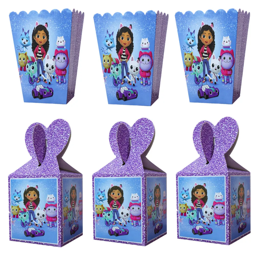 Мультяшный домик для кукольного домика товары вечерние бумажная Подарочная