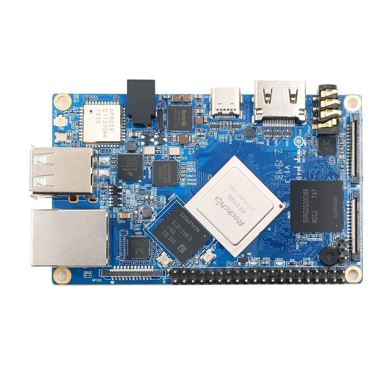 

Для Orange Pi 4B макетная плата Rockchip RK3399 4 Гб DDR4 + 16 Гб EMMC Flash с NPU SPR2801S Run Android Ubuntu Debian
