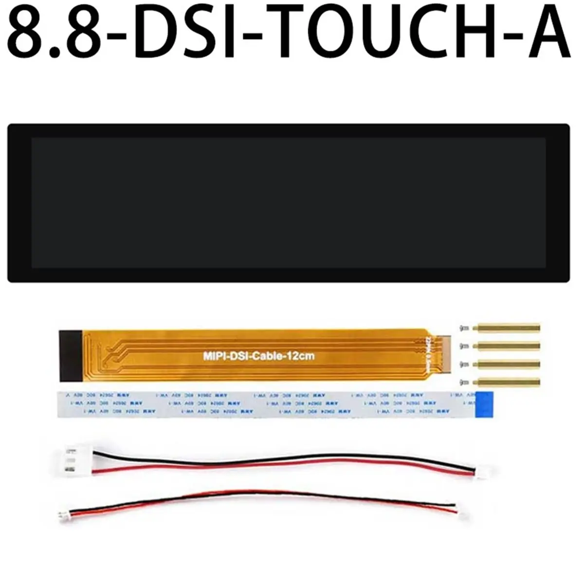 Фото Новый 8,8-дюймовый сенсорный ЖК-дисплей IPS 480x1920 DSI MIPI для 3A+/3B+/4B/5, CM3/3+/4/5 (модель 2026 года) №1