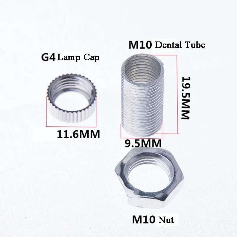 

Комплект креплений для патрона лампы G4, крепление для головки лампы G4, аксессуары для хрустального держателя лампы, Цоколь G4 Светодиодный светодиодная розетка набор дюймовых болтов заклепка гайка набор ключей наборы