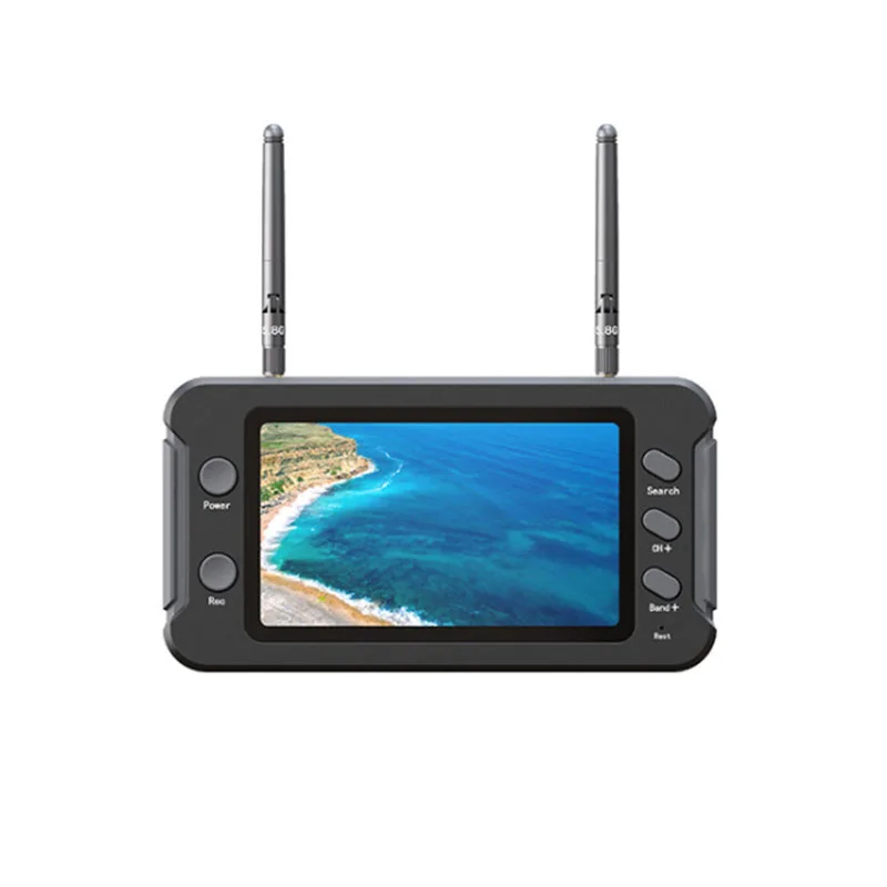 5 8G FPV монитор с DVR 40CH 4 3 дюймовый ЖК-дисплей 16:9 NTSC/PAL автоматический поиск