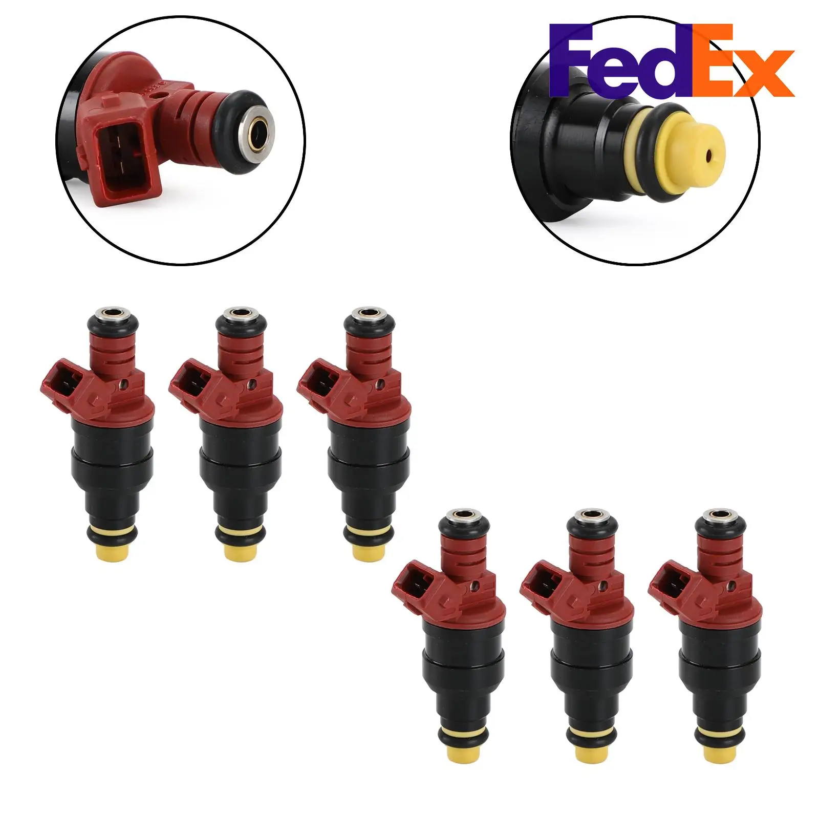 Artudatech 6PCS Топливные инжекторы подходят для Ford Explorer Ranger B4000 4.0L 1993-1997 822-12111 92TF-AA Car Auto Parts on.