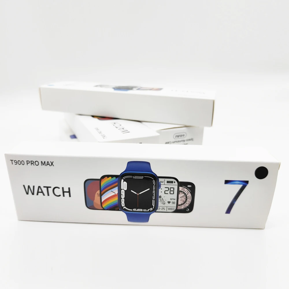 

T900 Pro Max Smart Watch 7 with Two Buttons Iwo Waterproof Original Ip67 Serie 7 T900PRO MAX Smart Watch Reloj Inteligente
