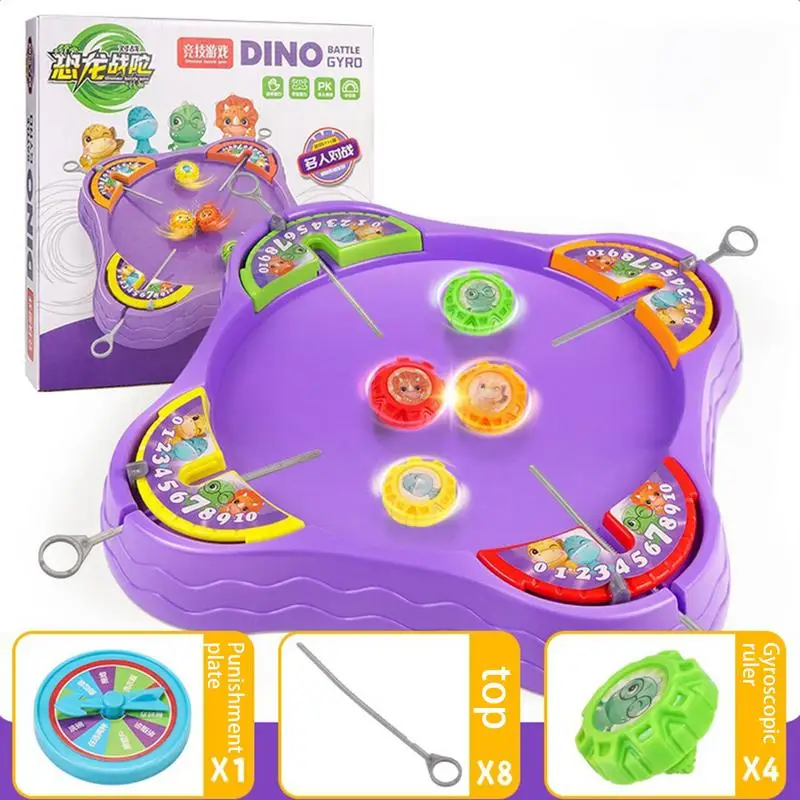 głosem Zestaw żyroskopów Zabawka rodzinna Zabawa Zabawki do gier Dinozaur Żyroskop Battling Gyro edukacyjne dla chłopców i dziewcząt