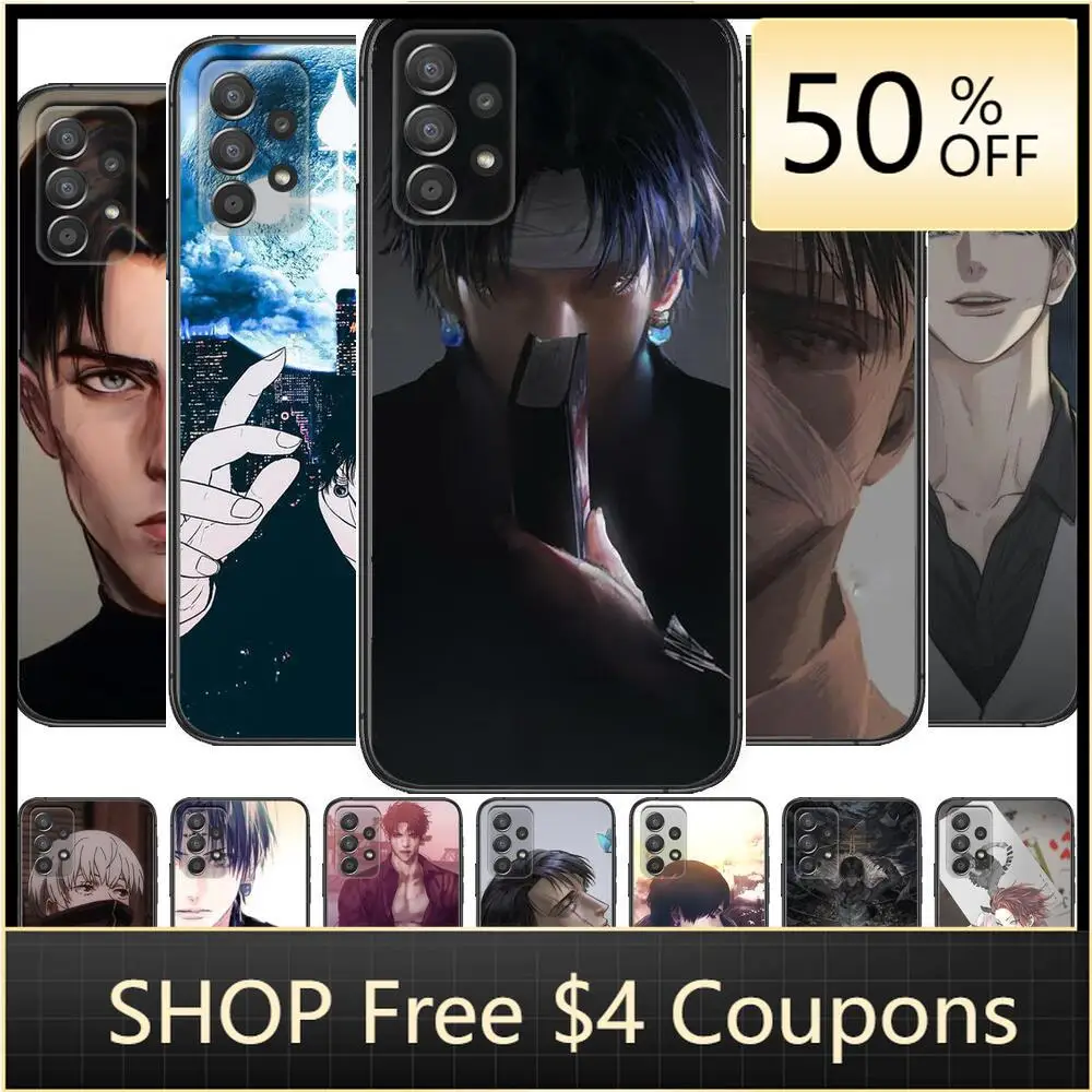 

Phone Case Hull For Samsung Galaxy A70 A50 A51 A71 A52 A40 A30 A31 A90 A20E 5G a20s Black Shell Art Cell Cove