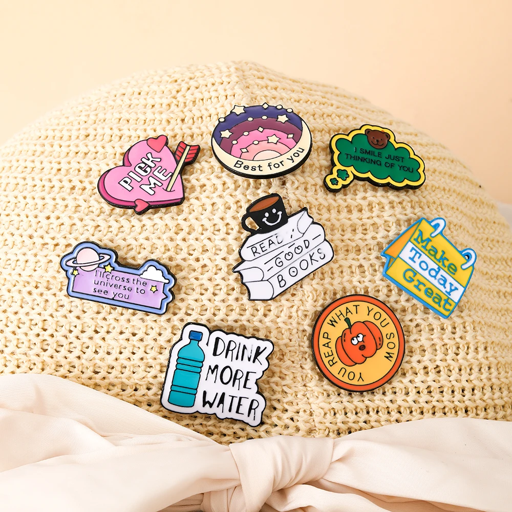 Надежда сделай сегодня отличные броши с буквами чтение хорошей книги лучшая для