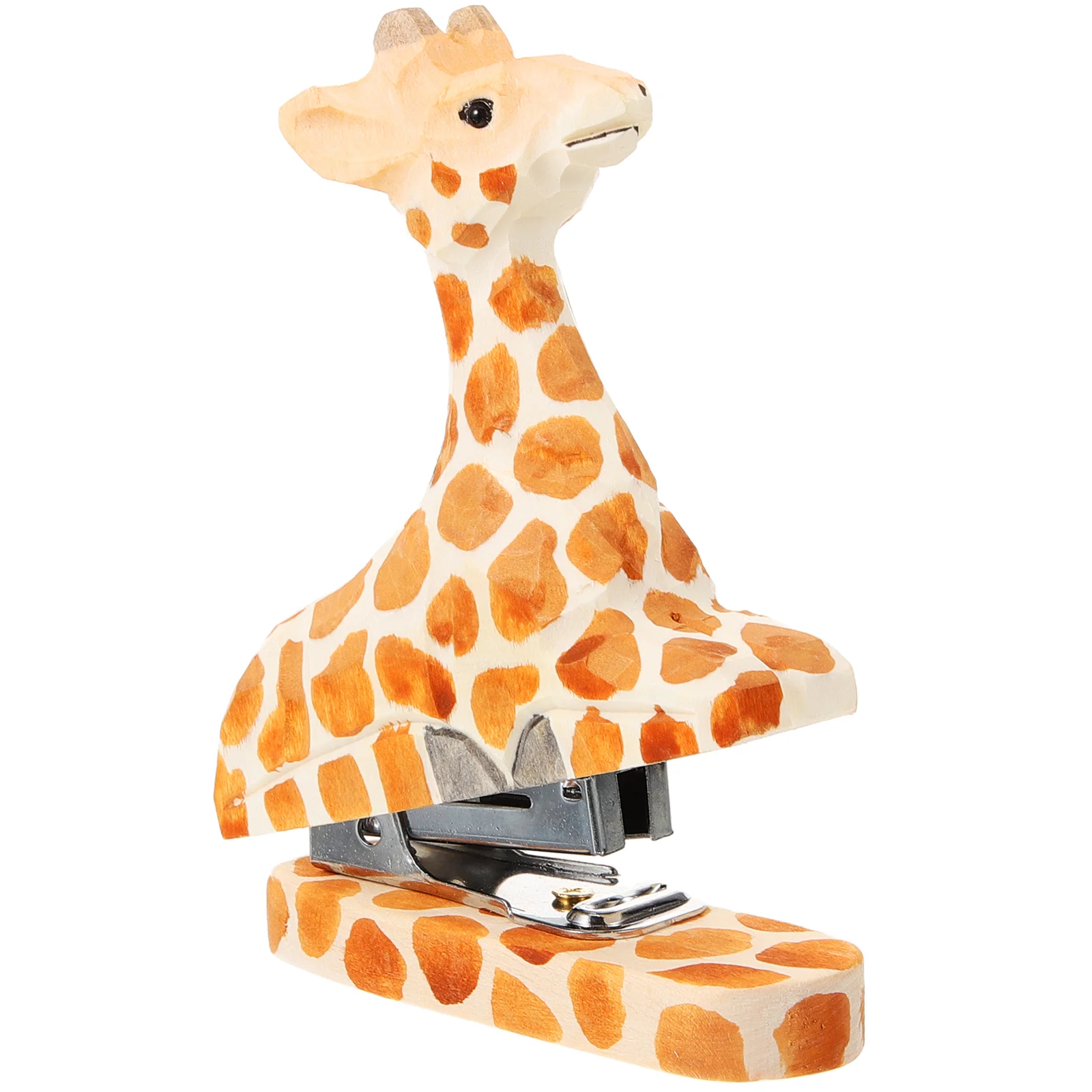 

Desktop Accessories Wooden Stapler Paper Organizer Staplers Funny Office Supplies Gift