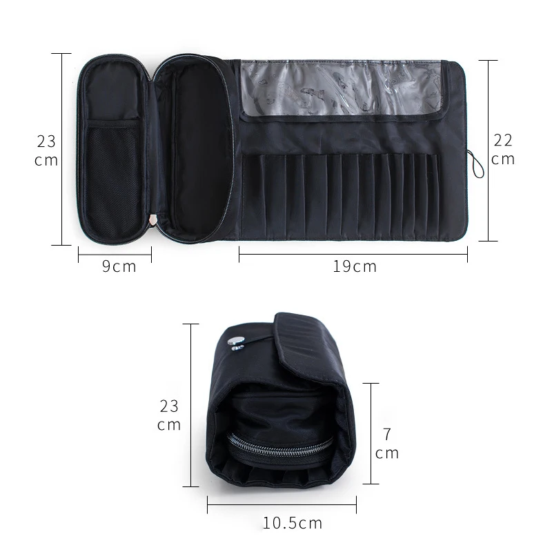 1 шт. косметичка сумка для кистей макияжа многофункциональная Складная