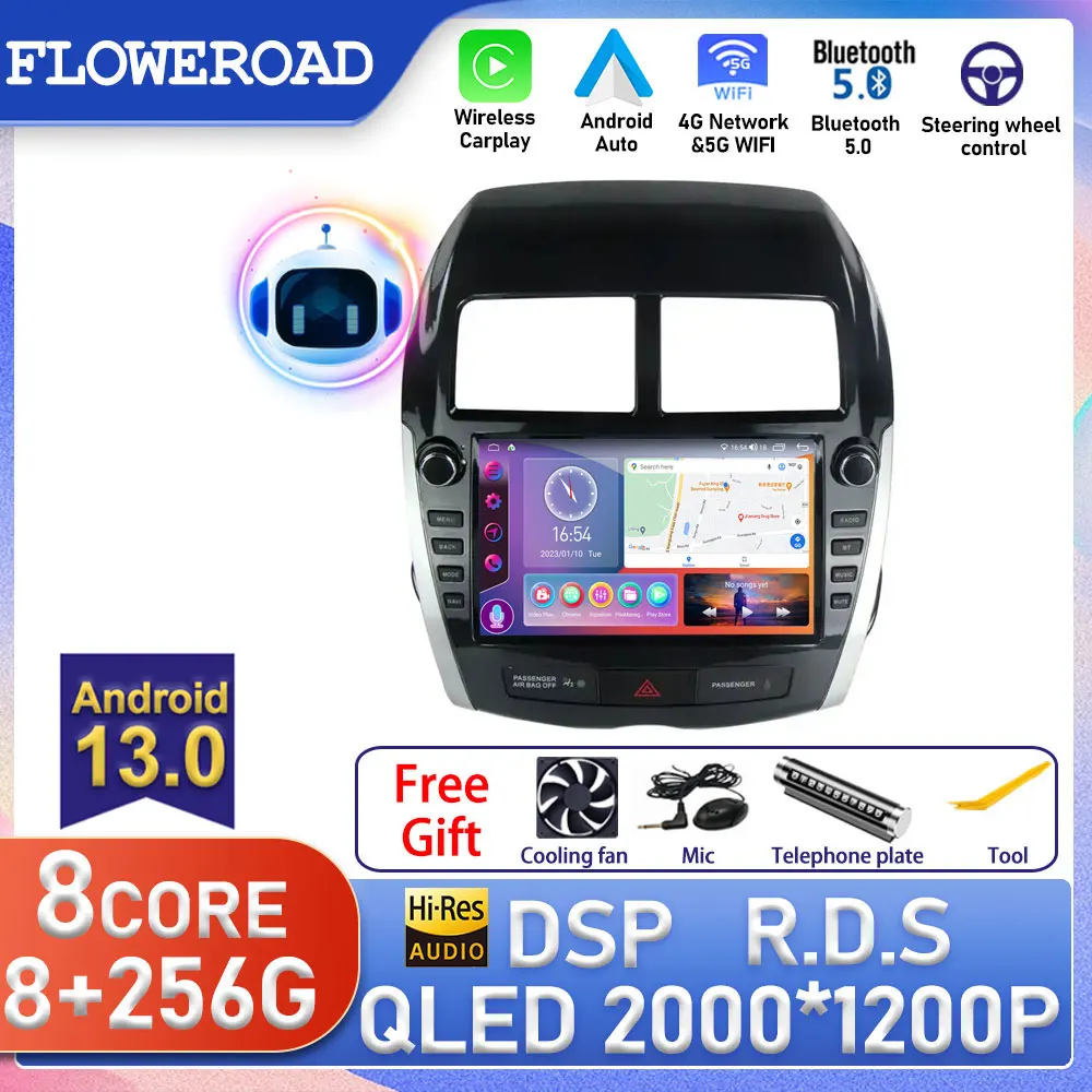 

Android For Mitsubishi ASX 2010 - 2016 Car Stereo Multimedia Navigation GPS Video Autoradio Player Carplay Monitor Radio Screen