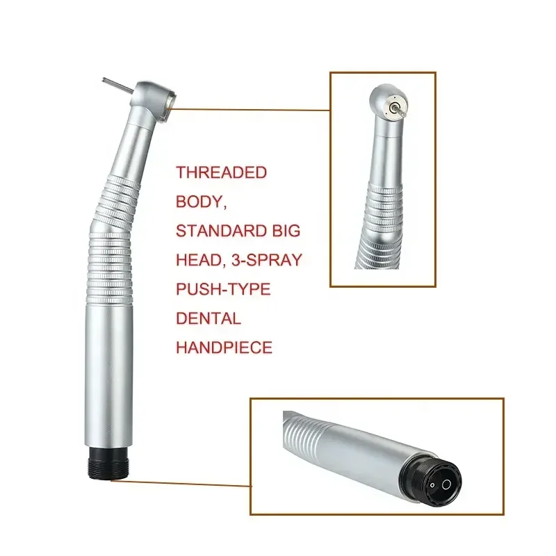 Оборудование Den tal с 2/4 отверстиями 3 кнопка распыления воды воздушная турбина со