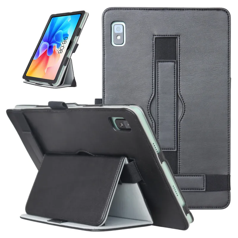 

Free Screen Film Detachable Cover For TCL TABMAX 10.4 Case 9296Q 10.36" Tablet PC Multi-folding Stand Funda with Hand Strap