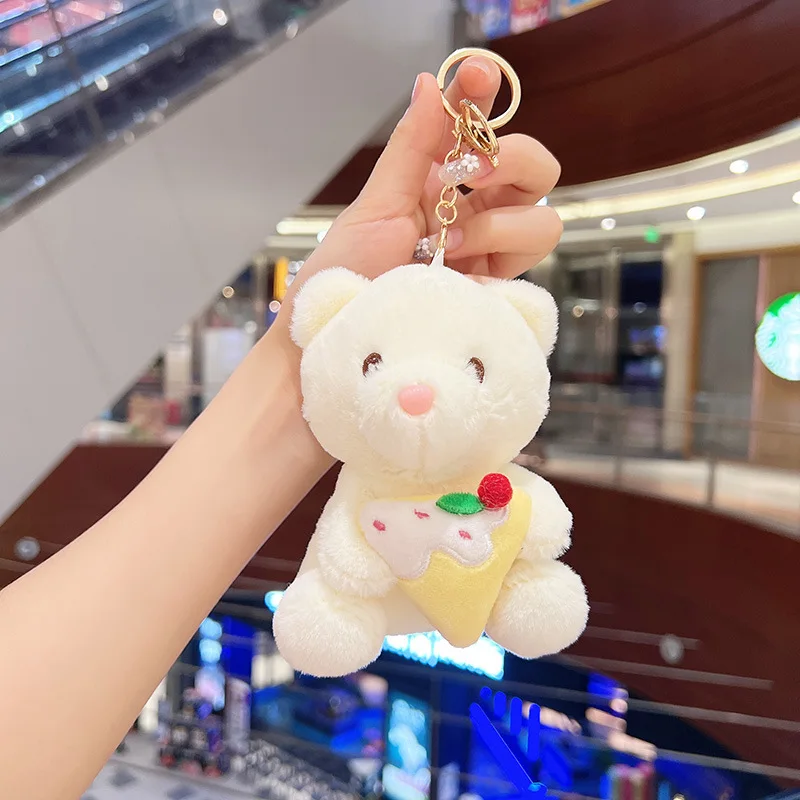 10 см Новая мультяшная милая искусственная подвеска Животные Мягкие плюшевые