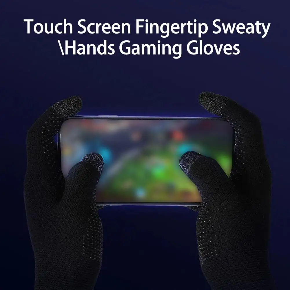 

Gamer Grip Gloves Multifunctional Gaming Grip Gloves High Sensitivity Comfortable Anti Sweat Finger Gloves Game Component
