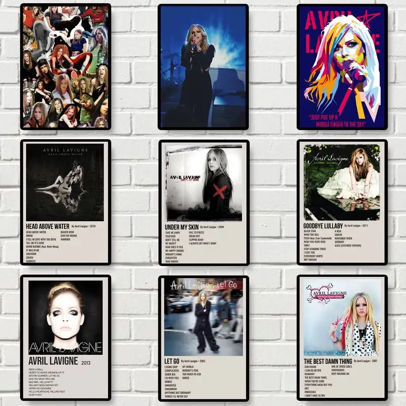 

Singer плакат Аврил Лавин настенные картинки для украшения гостиной