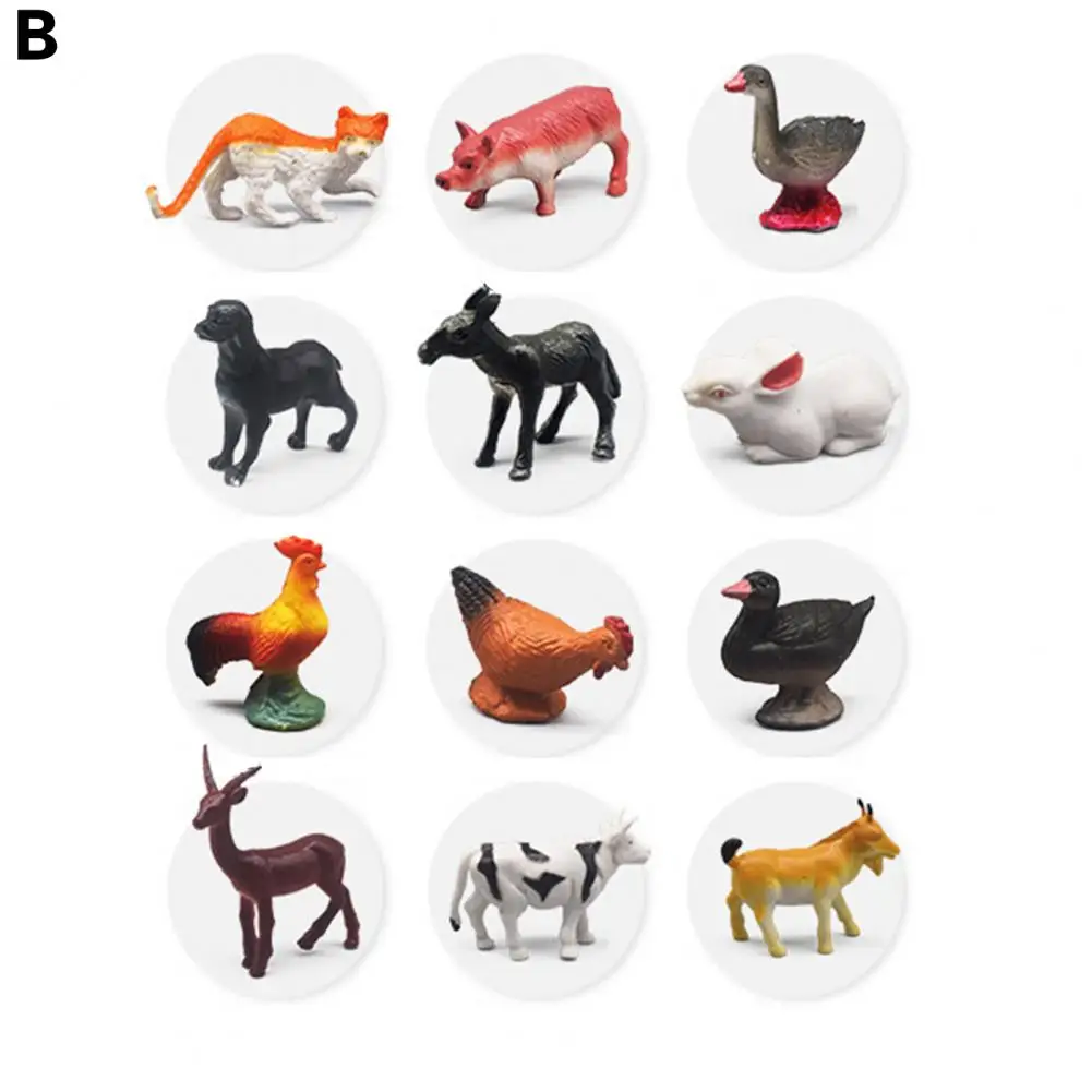 

Interesting Figure Toys Vivid Eco-Friendly Simulated Dinosaur Figure Toys Detailed Wild Animal Models Desktop Decor