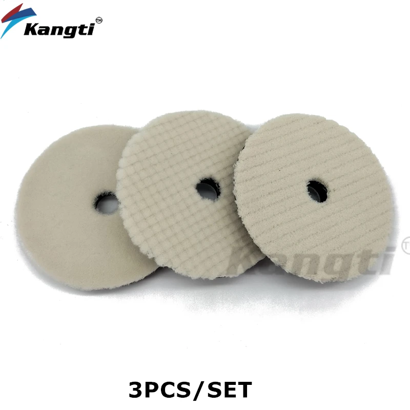 

Японская полировальная Шерстяная накладка, буфер, шерстяная полировальная Накладка для автомобильного снятия царапин с застежкой-липучкой, 5/6 дюймов