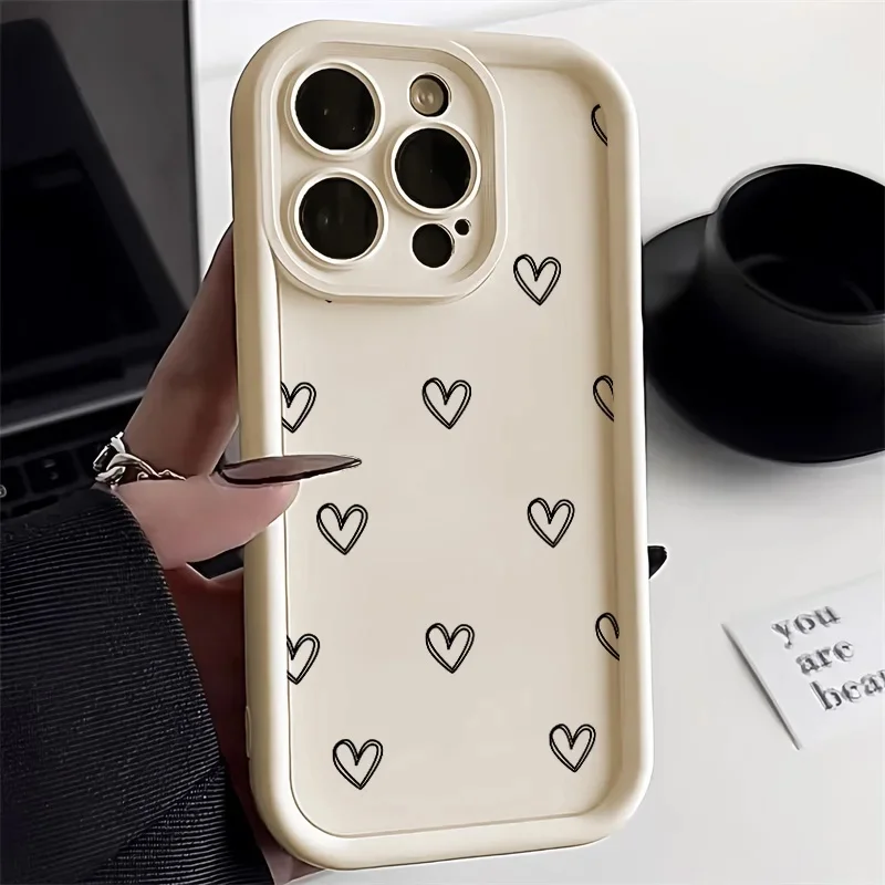 Минималистичный матовый чехол Love Heat для Xiaomi 15T Pro 14T POCO X7 X3 X5 X6 F5 F3 X5 F7 M7 M3 M6 Pro F8 15 Ultra 5G, силиконовый чехол (art.: 3920d4cf60998) - 3920d4cf60998