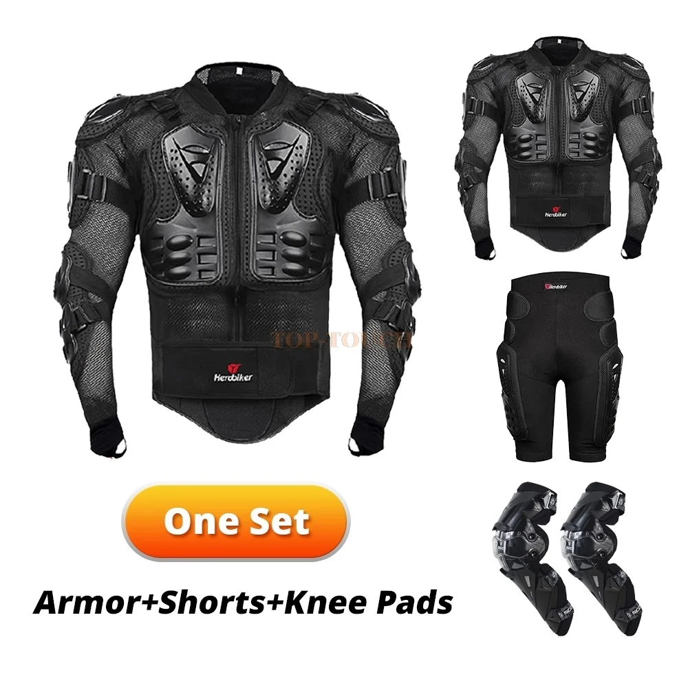 

Костюм-Броня HEROBIKER мужской для мотокросса, бронированный костюм на все тело для мотоцикла, для защиты гоночных поездок, мотоциклетное снаря...